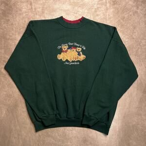 Vintage 90s The Beary Best Things in Life Are Grandkids Teddy Bear Sweatshirt
